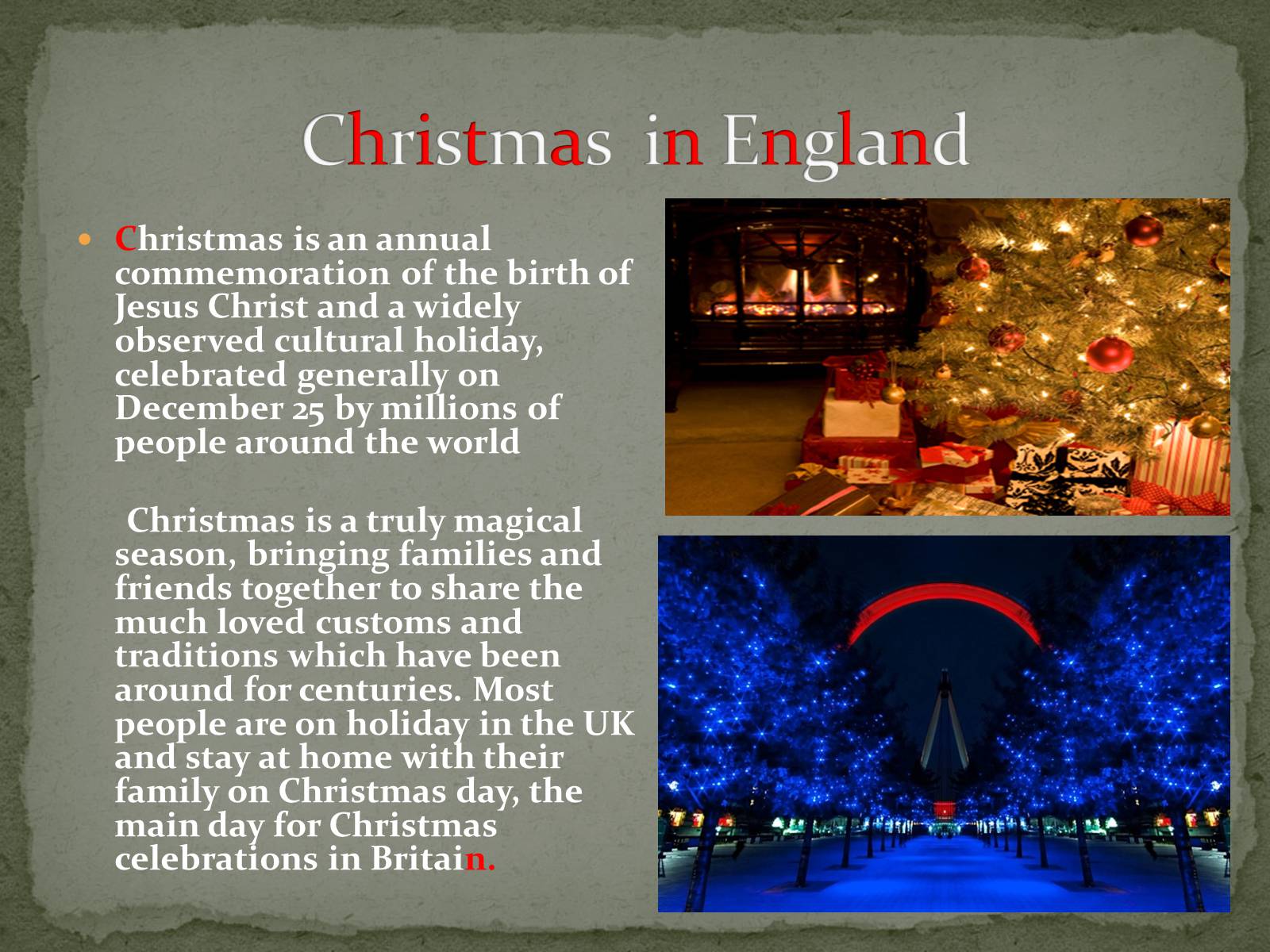 Презентація на тему «Christmas traditions in England» - Слайд #3 Презентація на тему «Christmas traditions in England» - Слайд #3