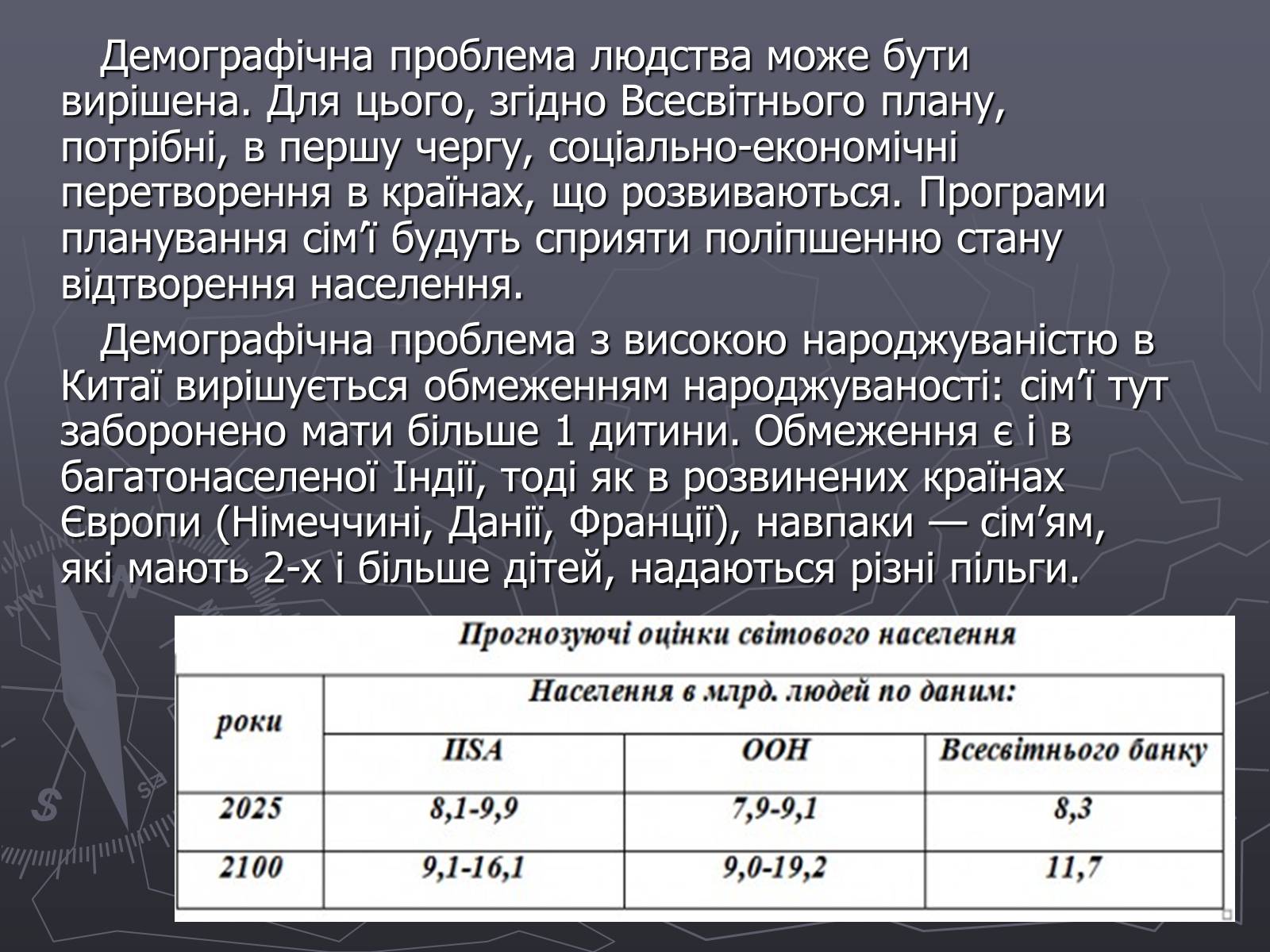 Презентація на тему «Глобальна демографічна проблема світу» - Слайд #7 Презентація на тему «Глобальна демографічна проблема світу» - Слайд #7