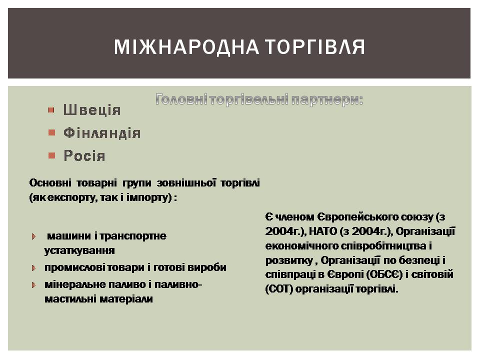 Презентація на тему «Естонія» (варіант 3) - Слайд #16 Презентація на тему «Естонія» (варіант 3) - Слайд #16