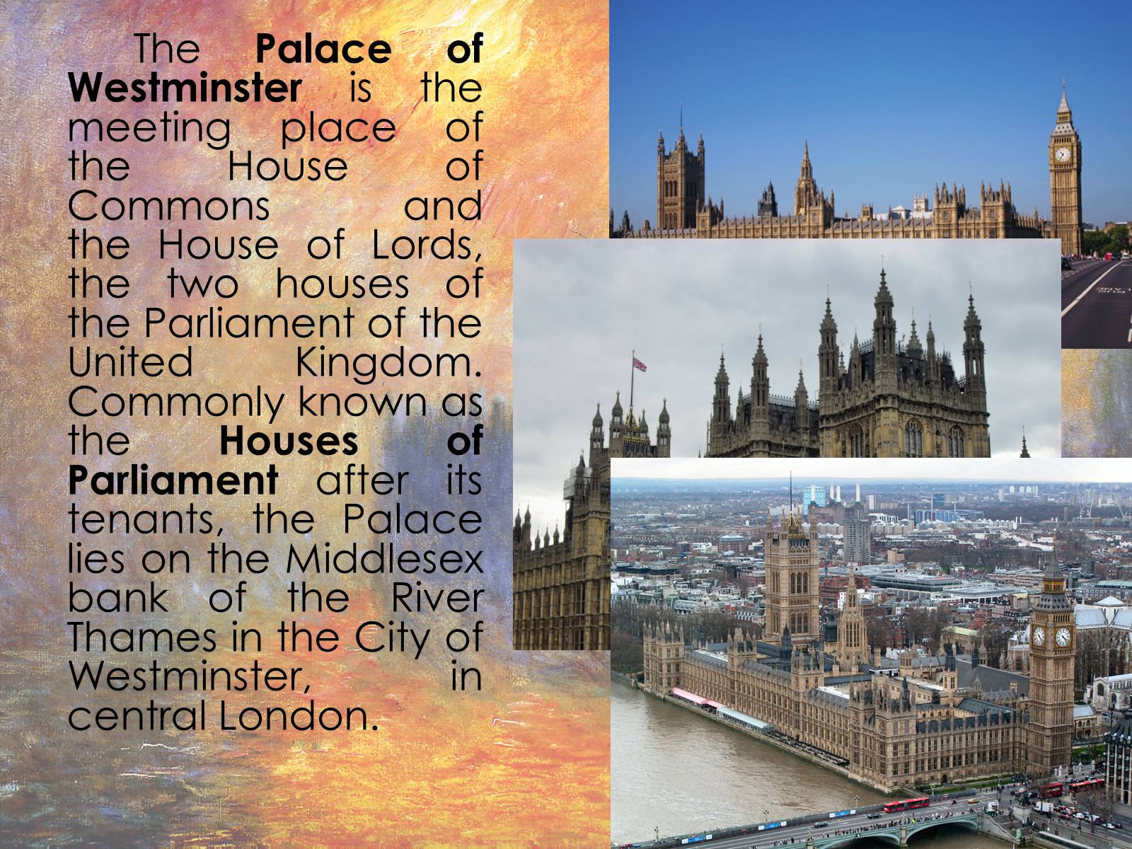 Презентація на тему «Palace of Westminster» - Слайд #2 Презентація на тему «Palace of Westminster» - Слайд #2
