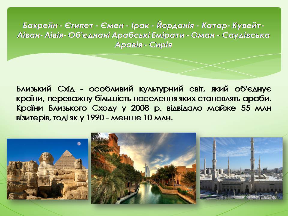 Презентація на тему «Близькосхідний туристичний макрорегіон» - Слайд #3 Презентація на тему «Близькосхідний туристичний макрорегіон» - Слайд #3