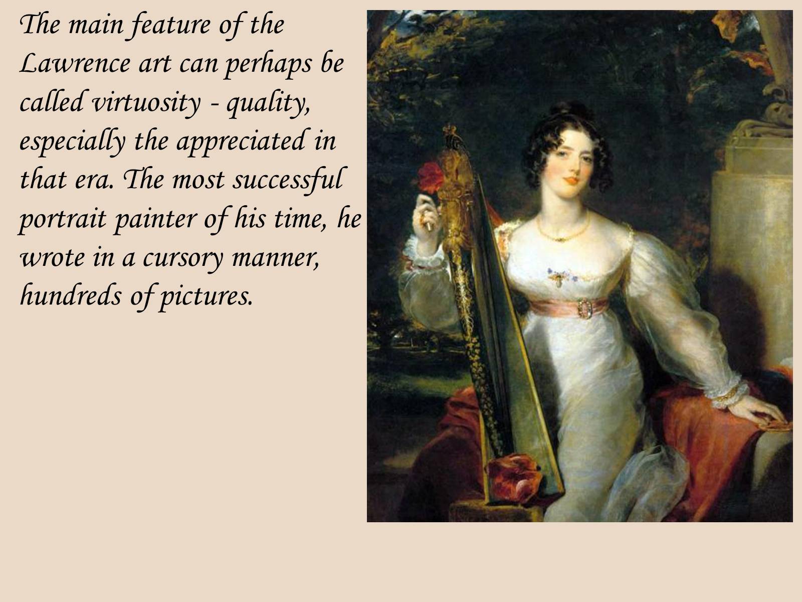 Презентація на тему «Sir Thomas Lawrence» - Слайд #8 Презентація на тему «Sir Thomas Lawrence» - Слайд #8