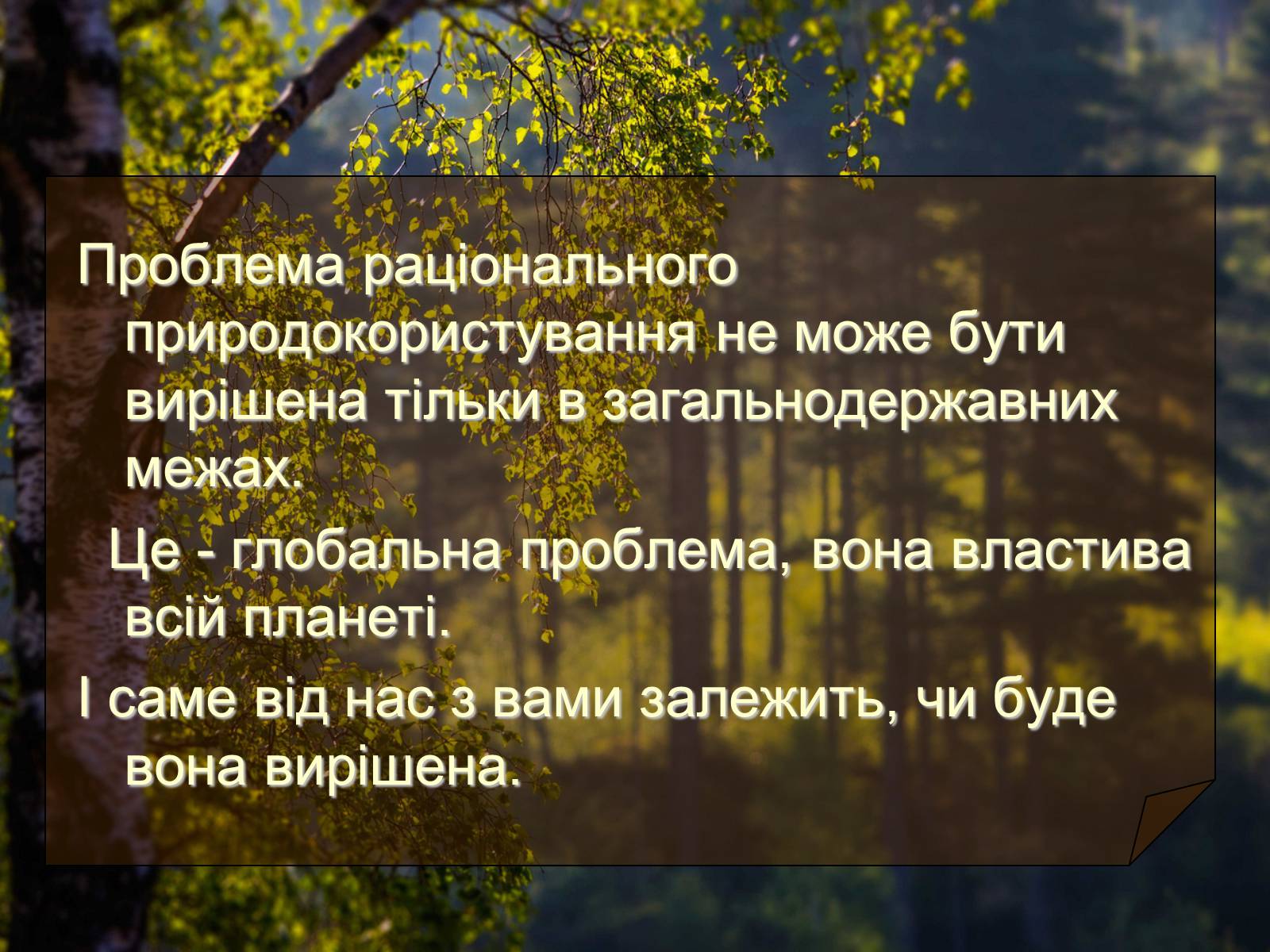 Презентація на тему «Невиснажливе природокористування» - Слайд #11 Презентація на тему «Невиснажливе природокористування» - Слайд #11