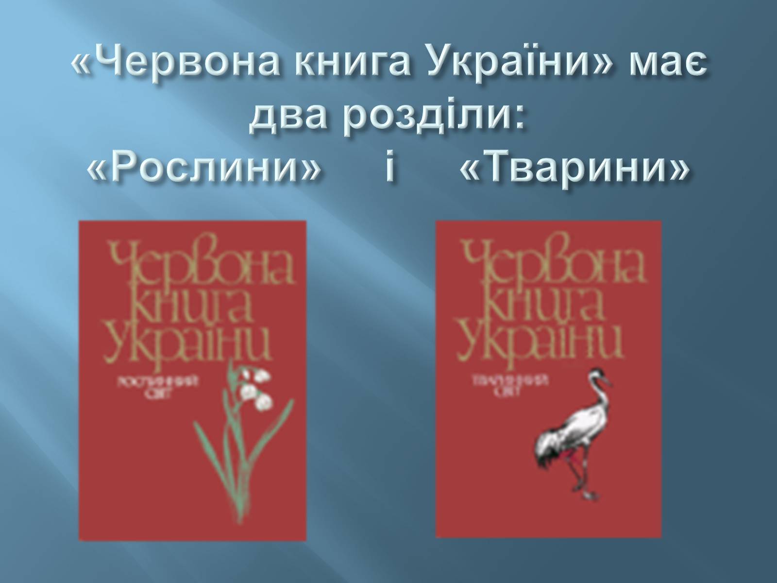 Презентація на тему «Червона книга України» (варіант 13) - Слайд #2 Презентація на тему «Червона книга України» (варіант 13) - Слайд #2