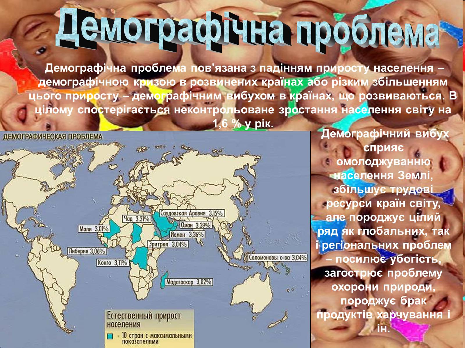 Презентація на тему «Глобальні проблеми людства» (варіант 20) - Слайд #21