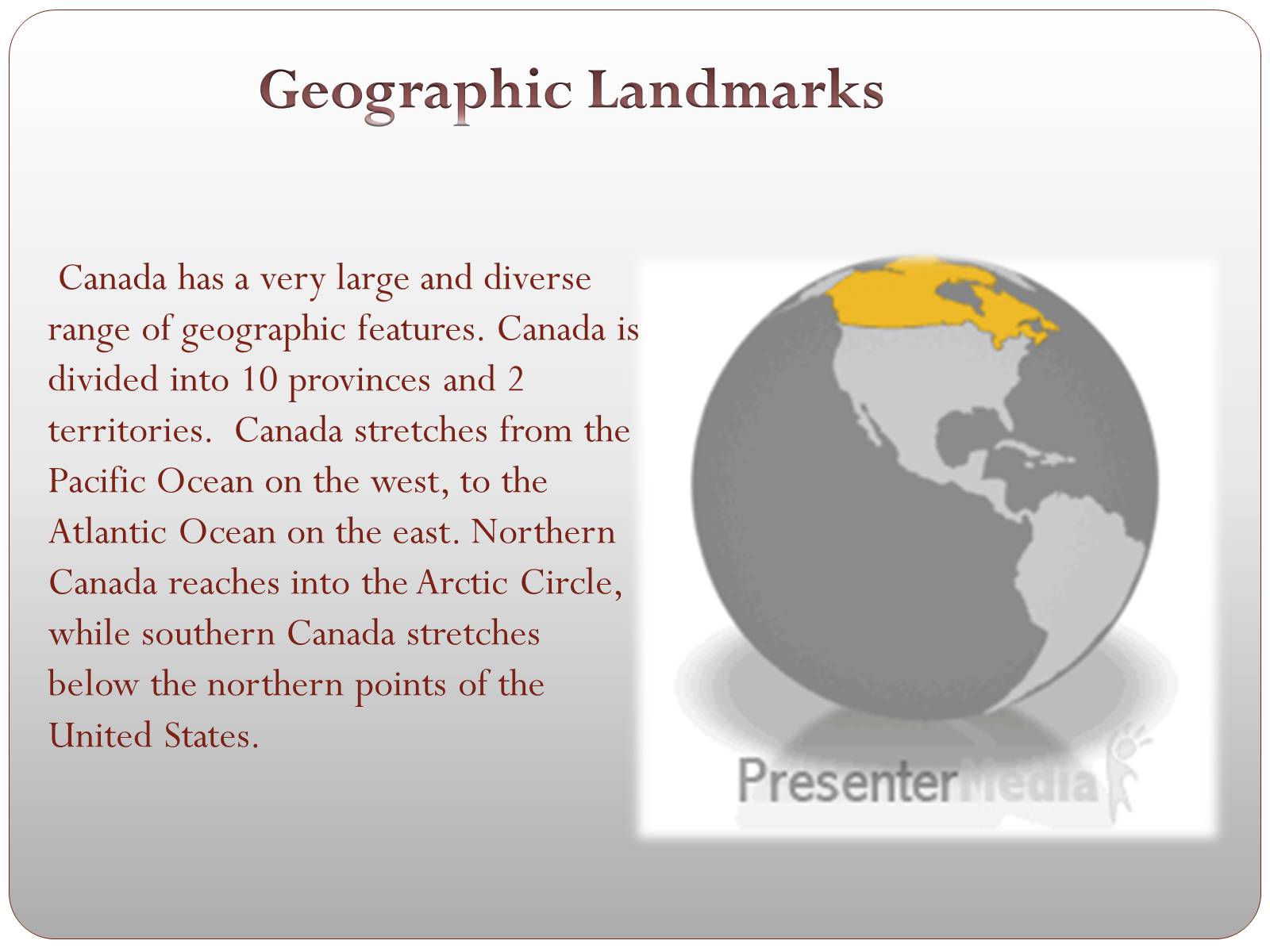 Презентація на тему «Canada» (варіант 3) - Слайд #2 Презентація на тему «Canada» (варіант 3) - Слайд #2