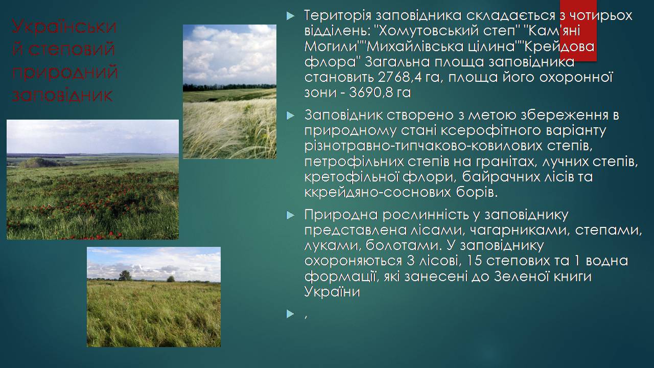Презентація на тему «Заповідна мережа України» (варіант 7) - Слайд #6 Презентація на тему «Заповідна мережа України» (варіант 7) - Слайд #6