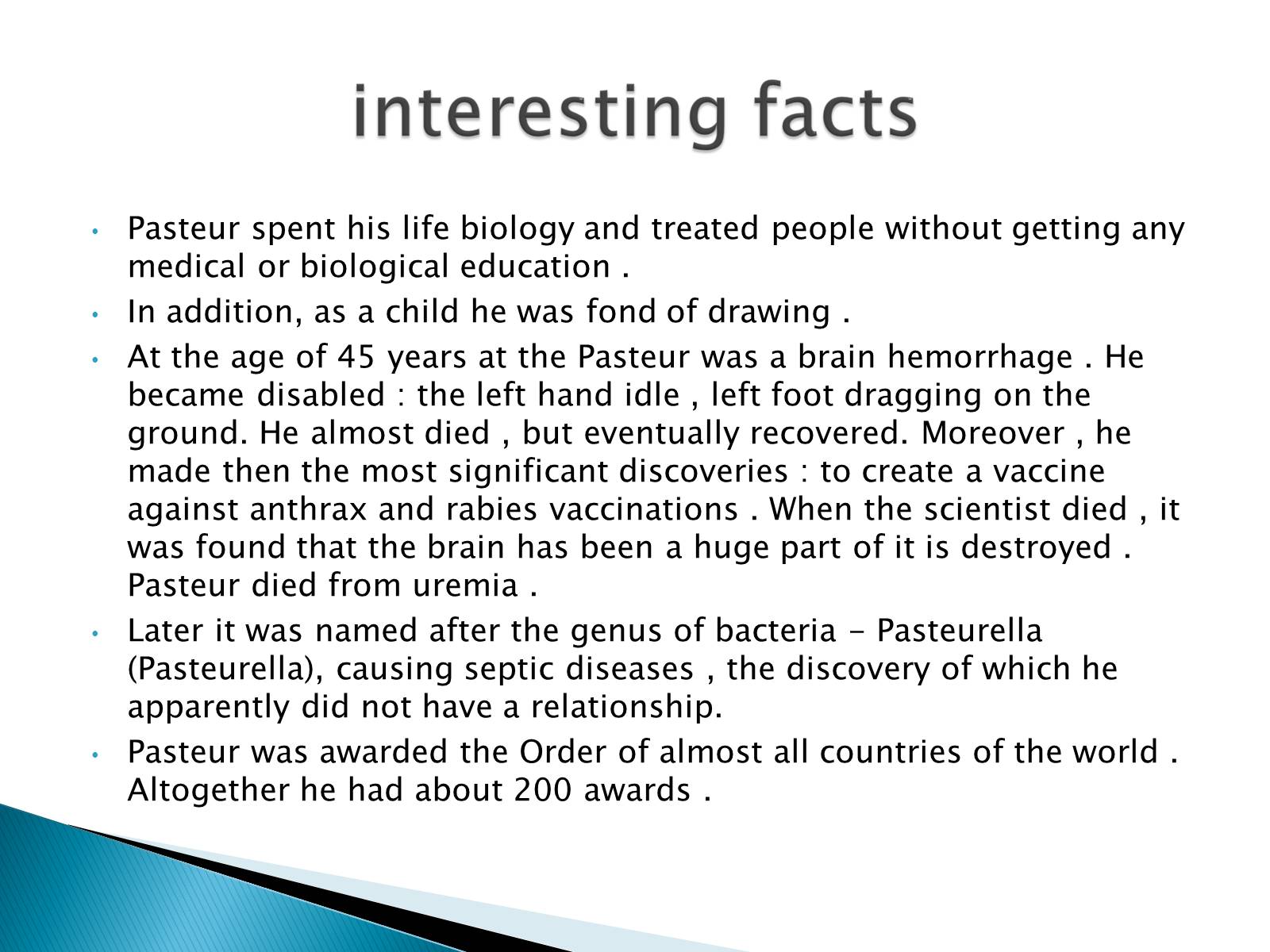 Презентація на тему «Louis Pasteur» - Слайд #10 Презентація на тему «Louis Pasteur» - Слайд #10