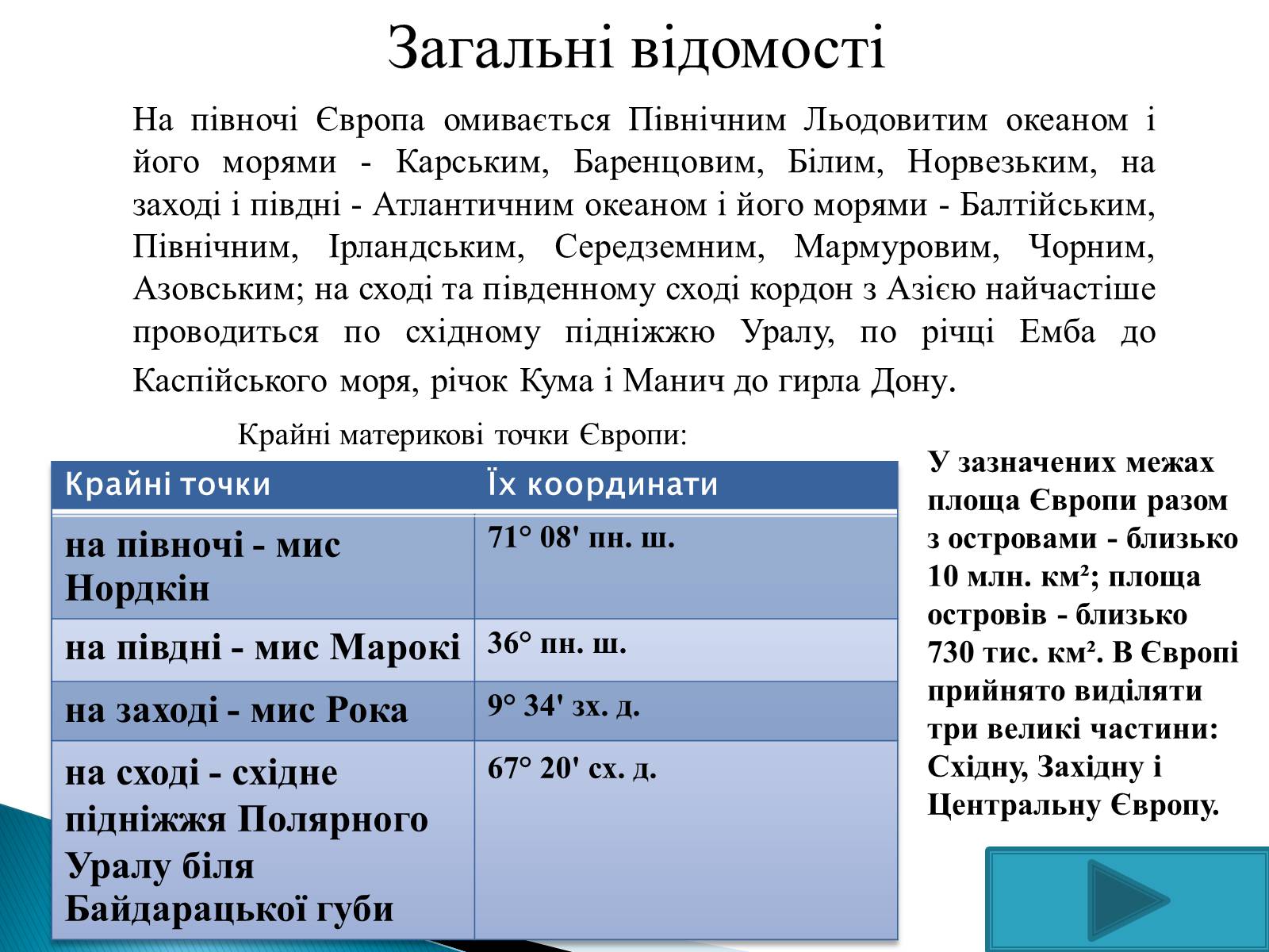 Презентація на тему «Загальна характеристика Європи» (варіант 2) - Слайд #3 Презентація на тему «Загальна характеристика Європи» (варіант 2) - Слайд #3