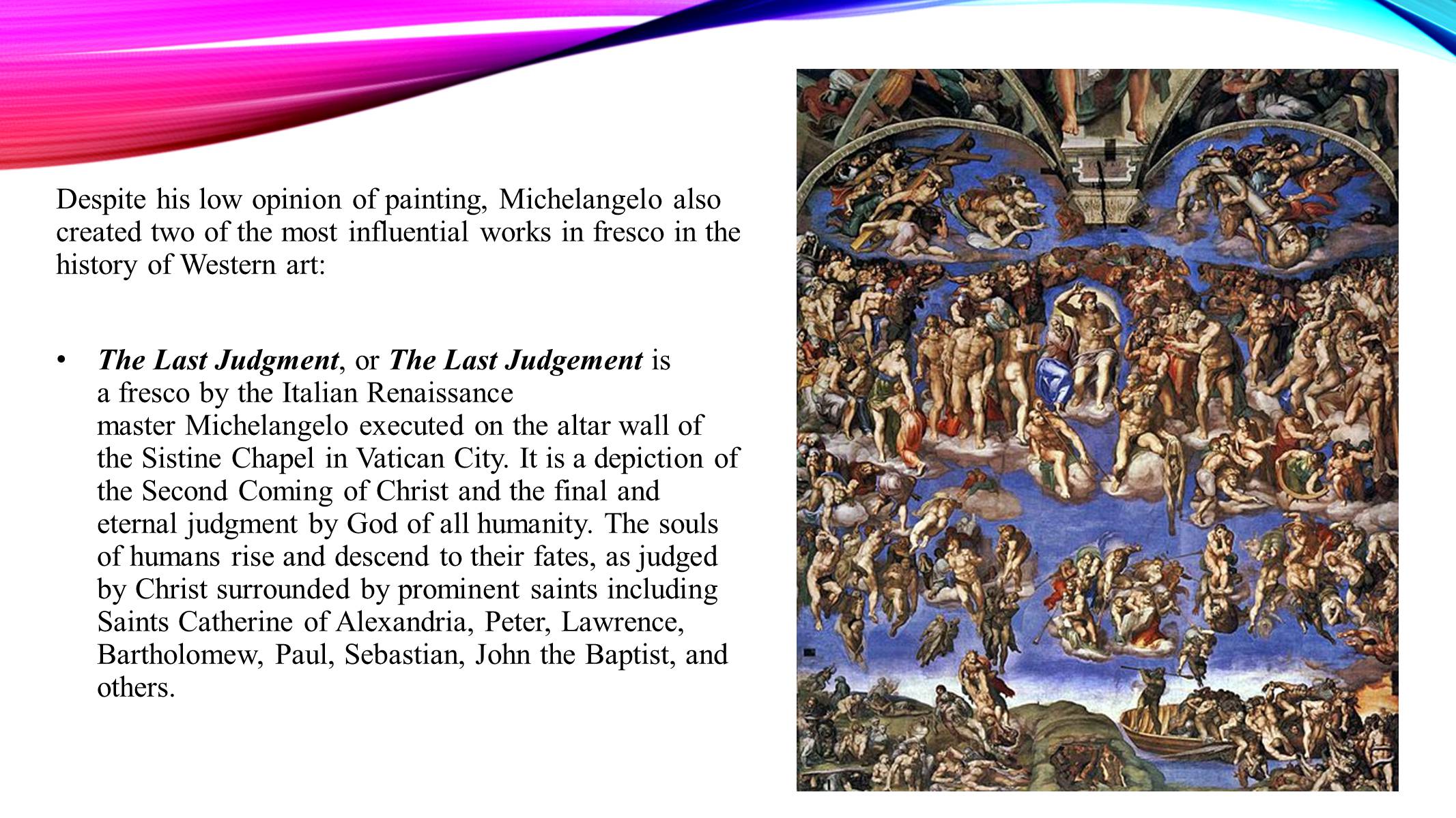 Презентація на тему «Michelangelo di Lodovico Buonarroti Simoni» - Слайд #5 Презентація на тему «Michelangelo di Lodovico Buonarroti Simoni» - Слайд #5