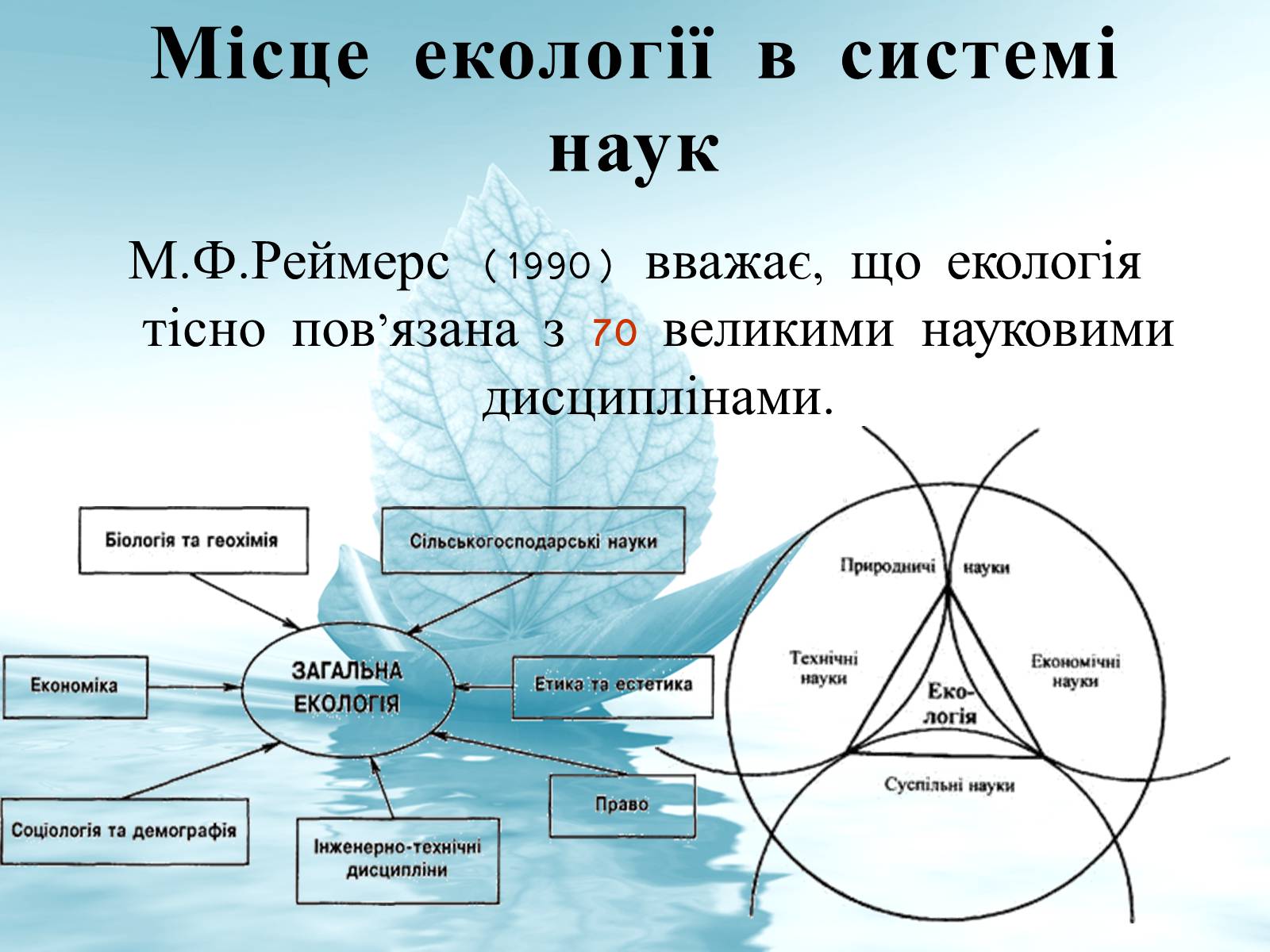 Презентація на тему «Структура сучасної екології та її місце в системі наук» (варіант 3) - Слайд #14 Презентація на тему «Структура сучасної екології та її місце в системі наук» (варіант 3) - Слайд #14