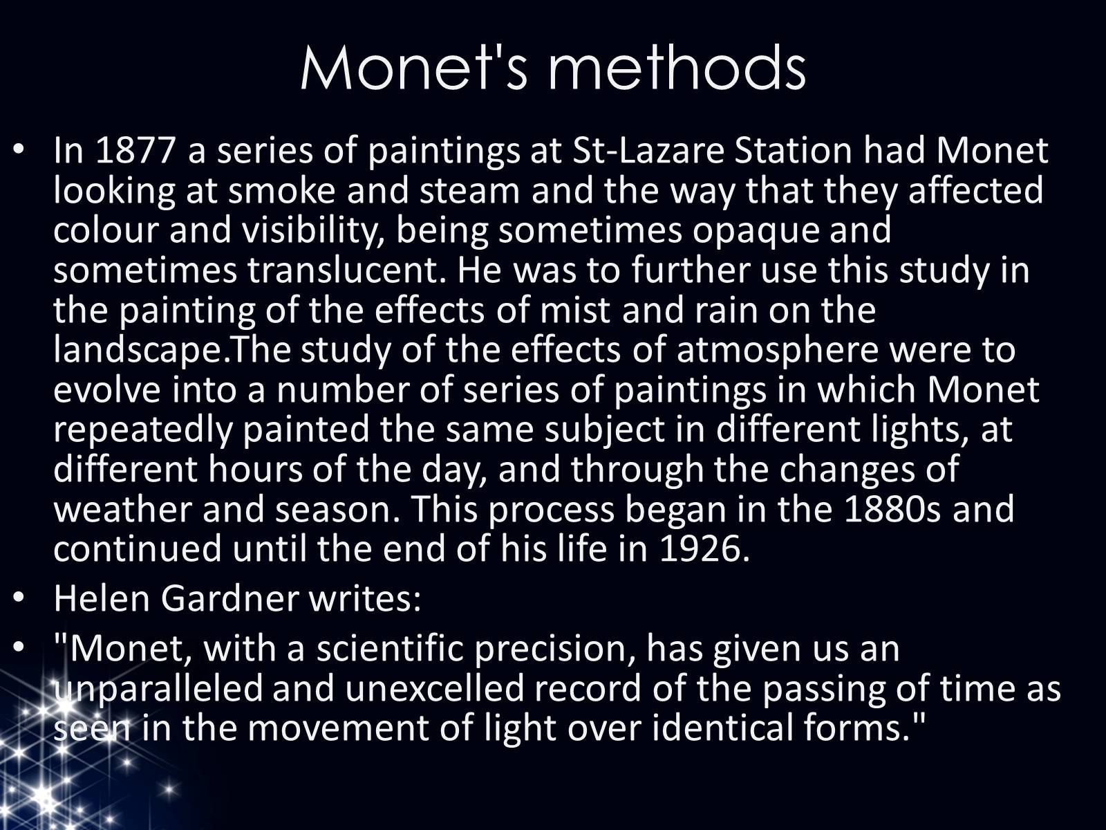 Презентація на тему «Claude Monet» (варіант 1) - Слайд #47 Презентація на тему «Claude Monet» (варіант 1) - Слайд #47
