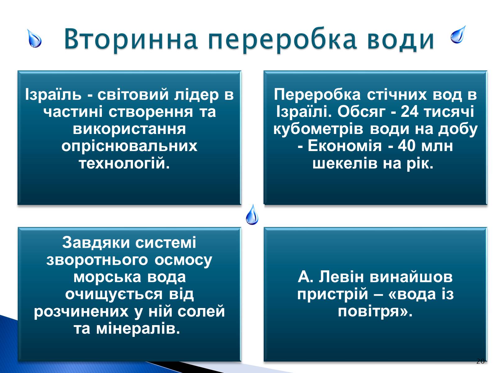 Презентація на тему «Природоохоронні ІТ та перспективи розвитку в розв’язанні проблеми забруднення водних ресурсів» - Слайд #20 Презентація на тему «Природоохоронні ІТ та перспективи розвитку в розв’язанні проблеми забруднення водних ресурсів» - Слайд #20