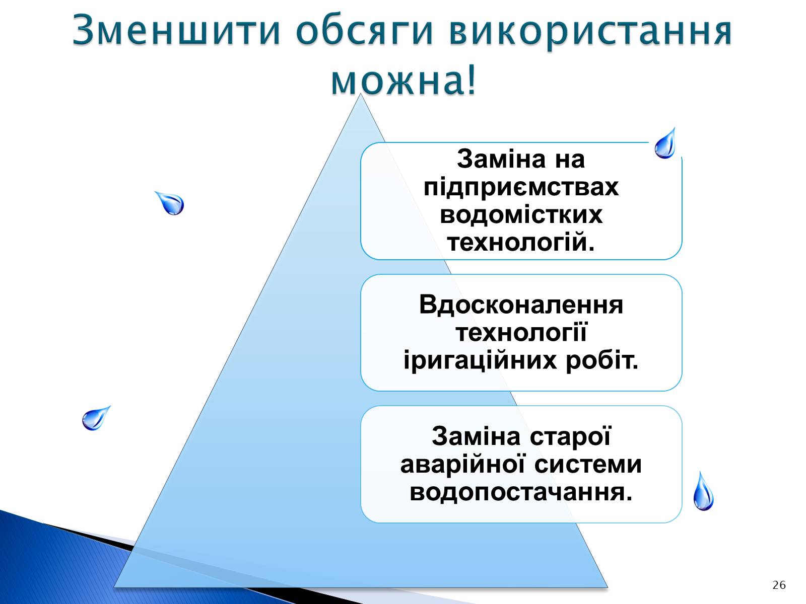 Презентація на тему «Природоохоронні ІТ та перспективи розвитку в розв’язанні проблеми забруднення водних ресурсів» - Слайд #26 Презентація на тему «Природоохоронні ІТ та перспективи розвитку в розв’язанні проблеми забруднення водних ресурсів» - Слайд #26