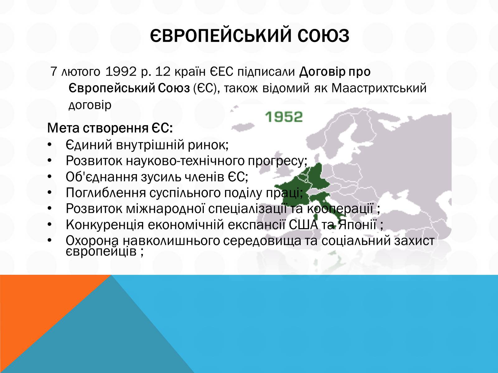Презентація на тему «Економічна інтеграція країн Західної Європи» - Слайд #6 Презентація на тему «Економічна інтеграція країн Західної Європи» - Слайд #6
