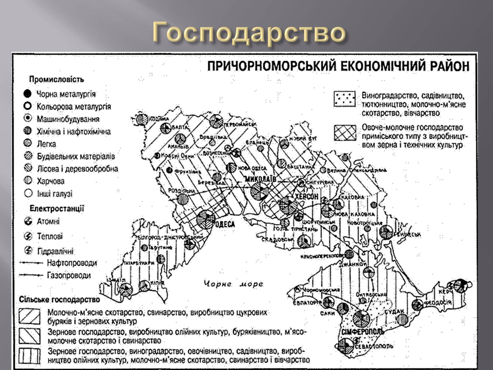 Презентація на тему «Причорноморський економічний район» (варіант 2) - Слайд #9 Презентація на тему «Причорноморський економічний район» (варіант 2) - Слайд #9