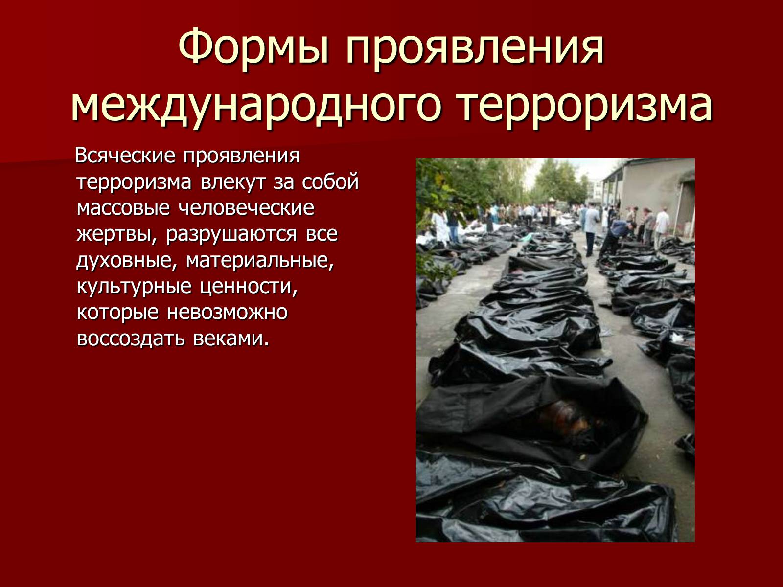 Презентація на тему «Международный терроризм» - Слайд #5