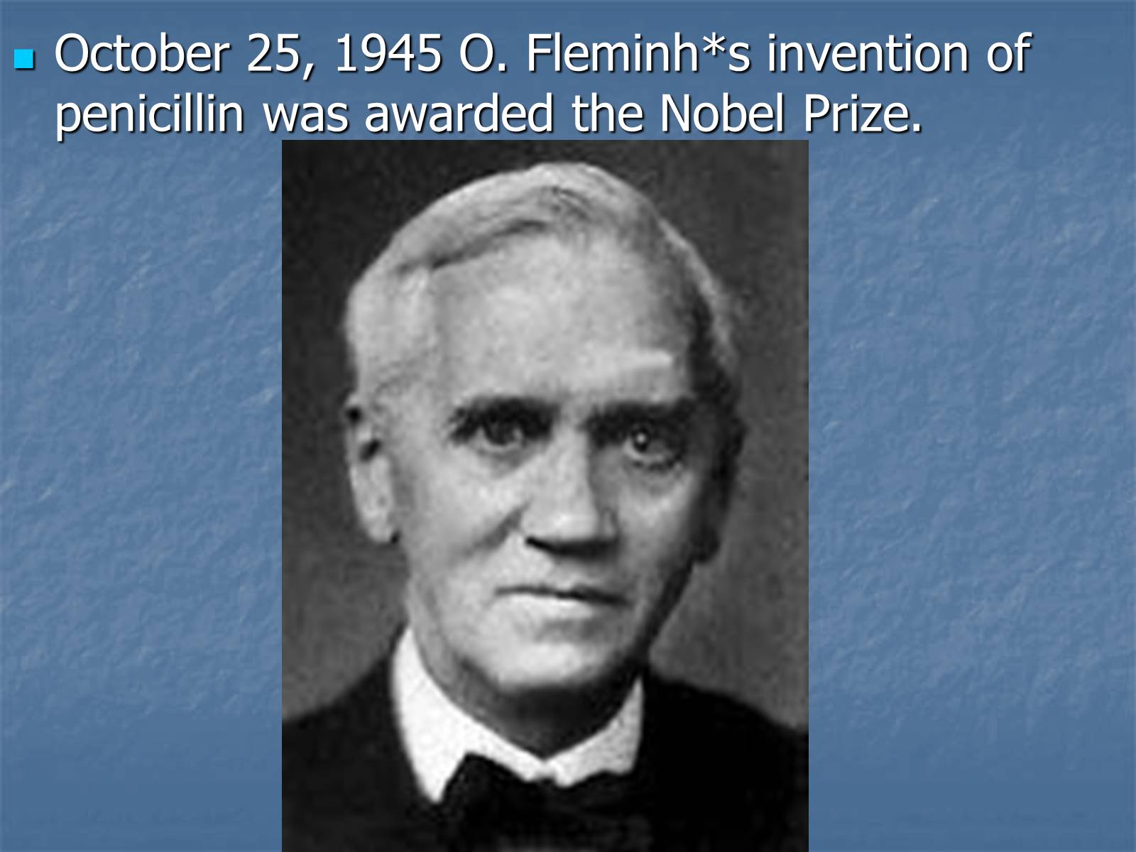Презентація на тему «Alexander Fleming» (варіант 2) - Слайд #9 Презентація на тему «Alexander Fleming» (варіант 2) - Слайд #9