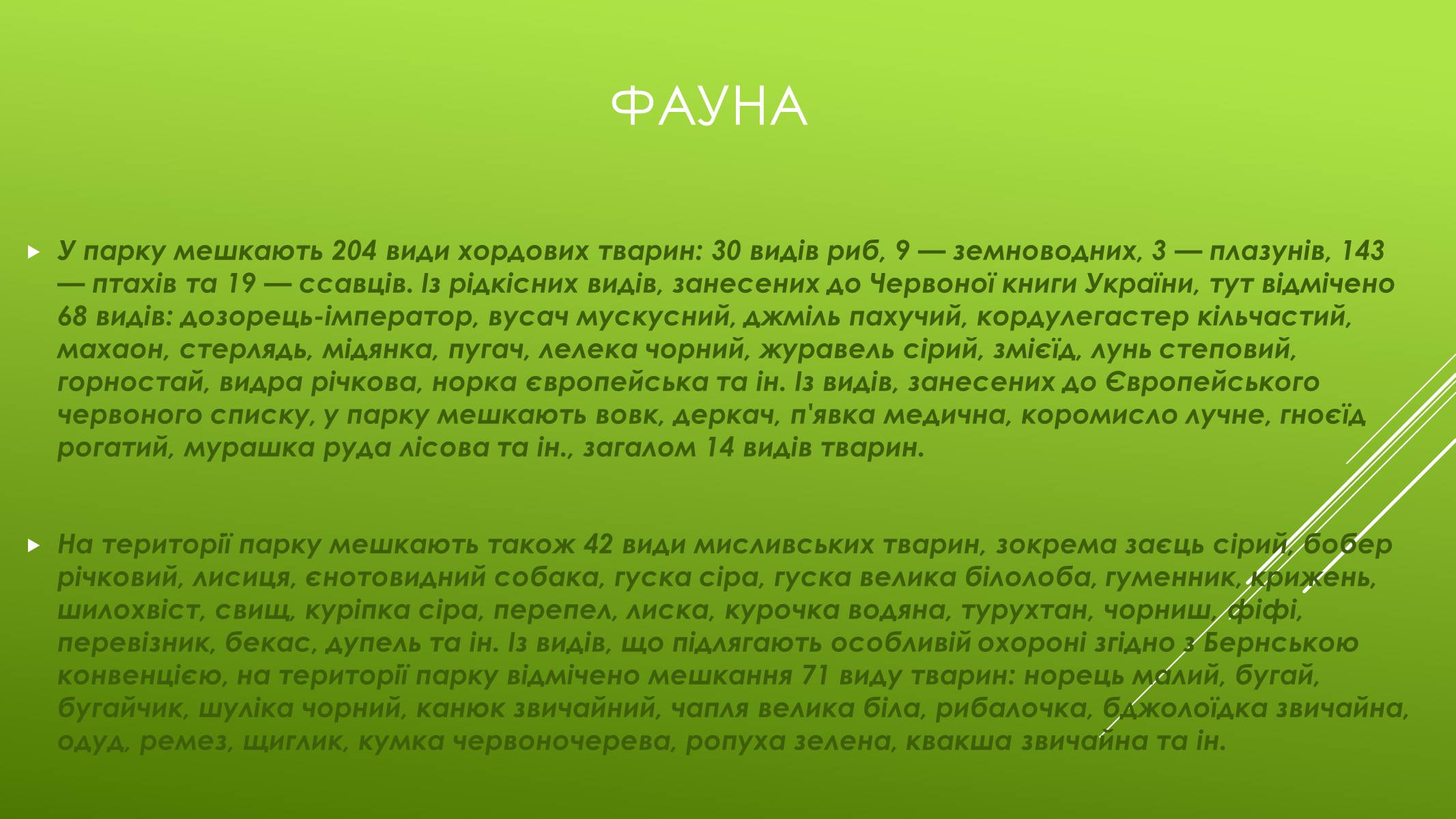 Презентація на тему «Національні Природні парки Чернігівської області» - Слайд #7 Презентація на тему «Національні Природні парки Чернігівської області» - Слайд #7