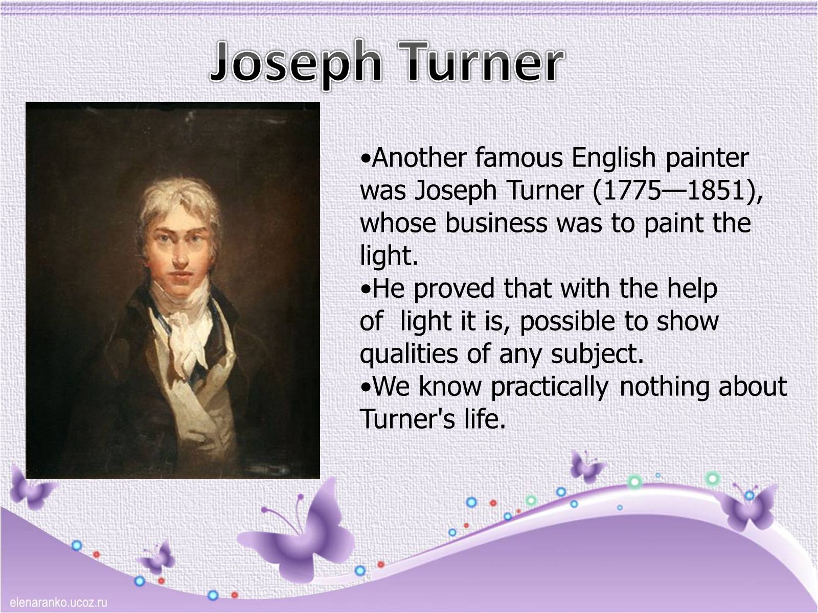 Презентація на тему «English painters» (варіант 2) - Слайд #14 Презентація на тему «English painters» (варіант 2) - Слайд #14