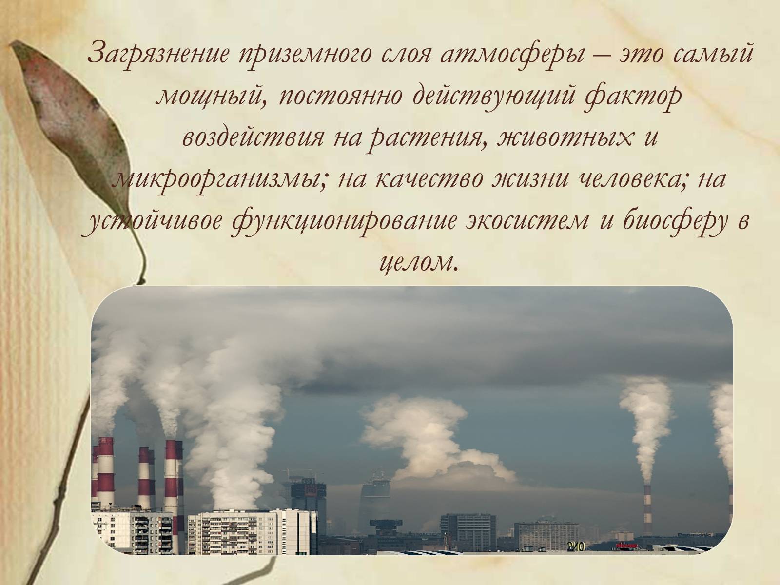 Презентація на тему «Сохраним атмосферу Земли» - Слайд #6 Презентація на тему «Сохраним атмосферу Земли» - Слайд #6