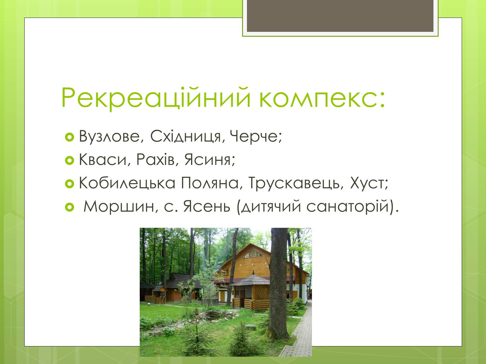 Презентація на тему «Карпатський економічний район» (варіант 4) - Слайд #29 Презентація на тему «Карпатський економічний район» (варіант 4) - Слайд #29
