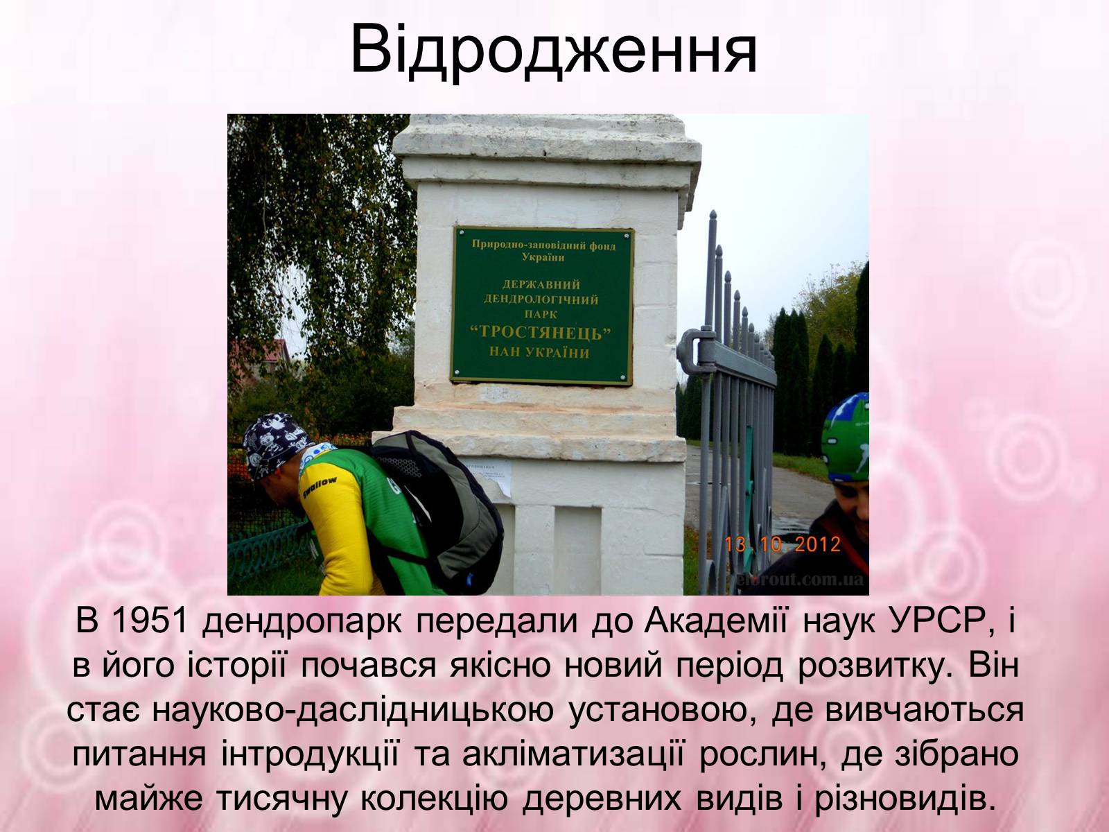Презентація на тему «Державний дендрологічний парк «Тростянець»» - Слайд #10 Презентація на тему «Державний дендрологічний парк «Тростянець»» - Слайд #10