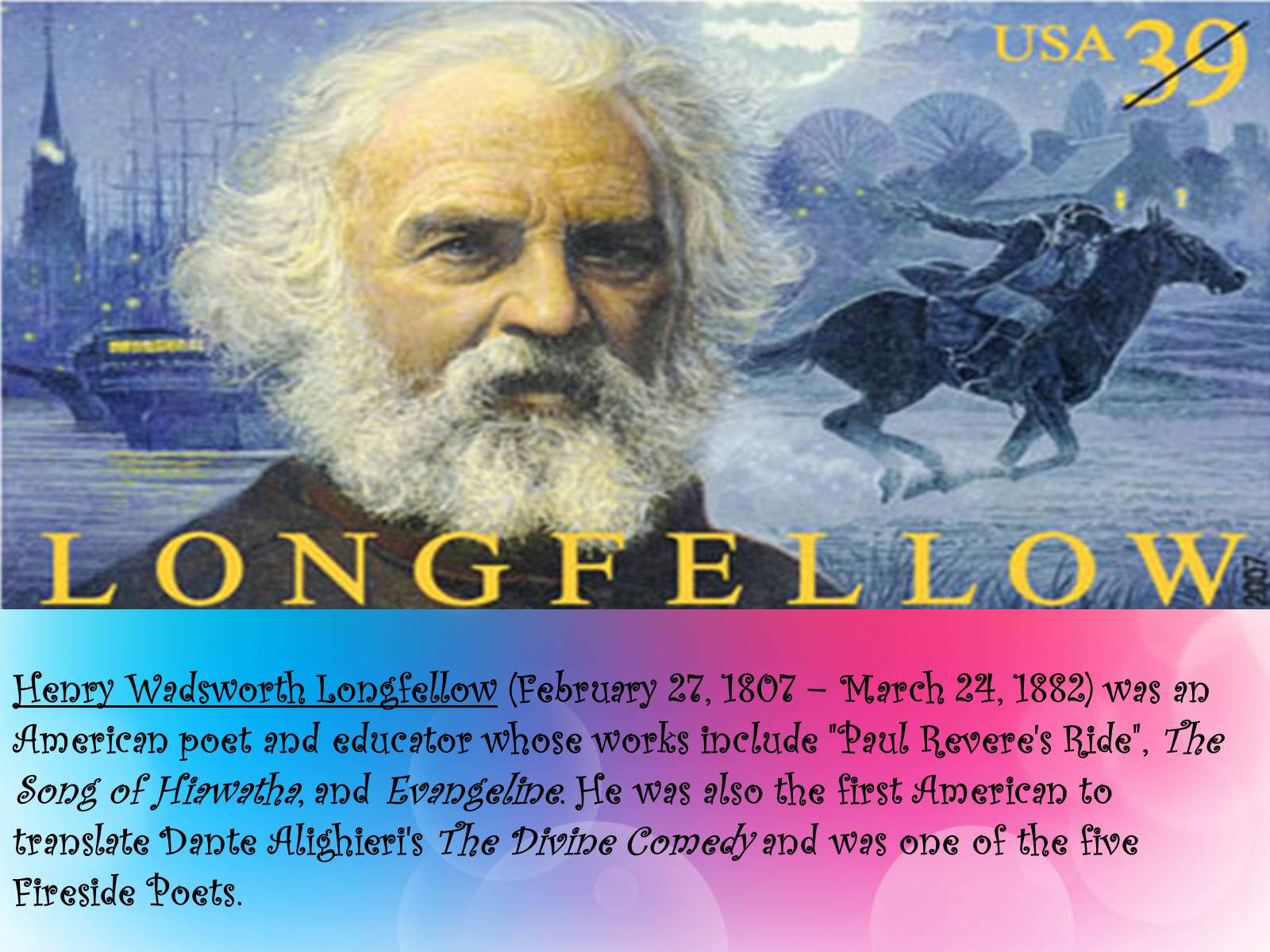 Презентація на тему «Henry Wadsworth Longfellow is my favourite writer!» - Слайд #2 Презентація на тему «Henry Wadsworth Longfellow is my favourite writer!» - Слайд #2
