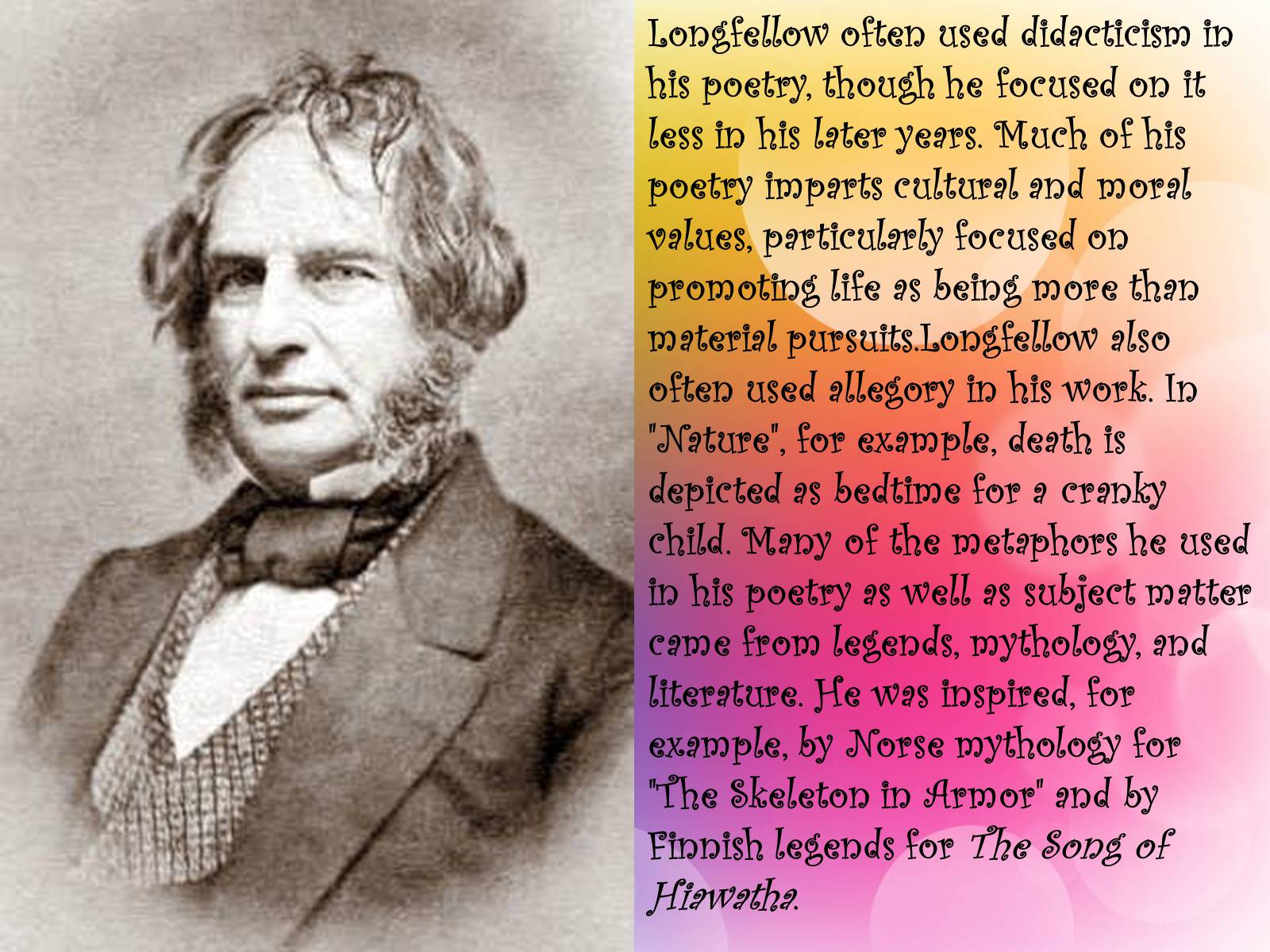 Презентація на тему «Henry Wadsworth Longfellow is my favourite writer!» - Слайд #8 Презентація на тему «Henry Wadsworth Longfellow is my favourite writer!» - Слайд #8