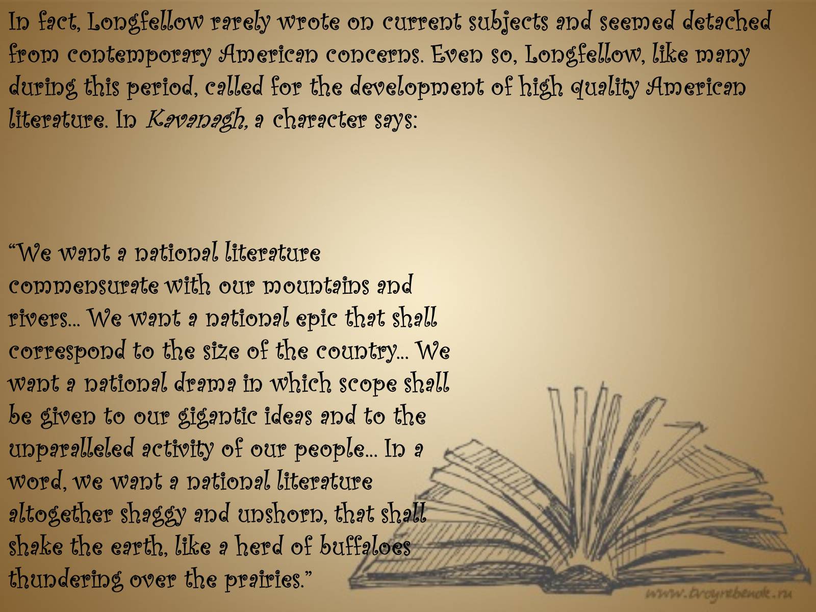 Презентація на тему «Henry Wadsworth Longfellow is my favourite writer!» - Слайд #9 Презентація на тему «Henry Wadsworth Longfellow is my favourite writer!» - Слайд #9