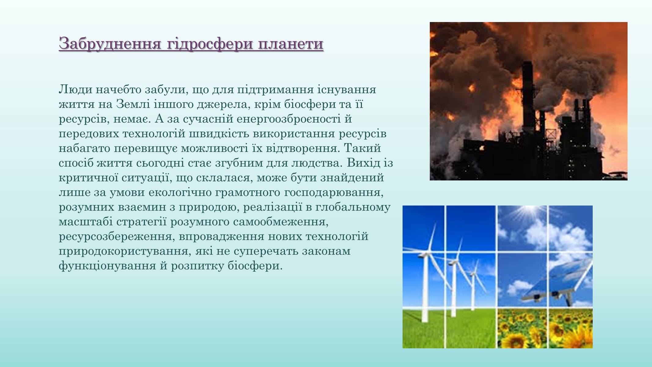 Презентація на тему «Проблема деградації природи» (варіант 2) - Слайд #10 Презентація на тему «Проблема деградації природи» (варіант 2) - Слайд #10