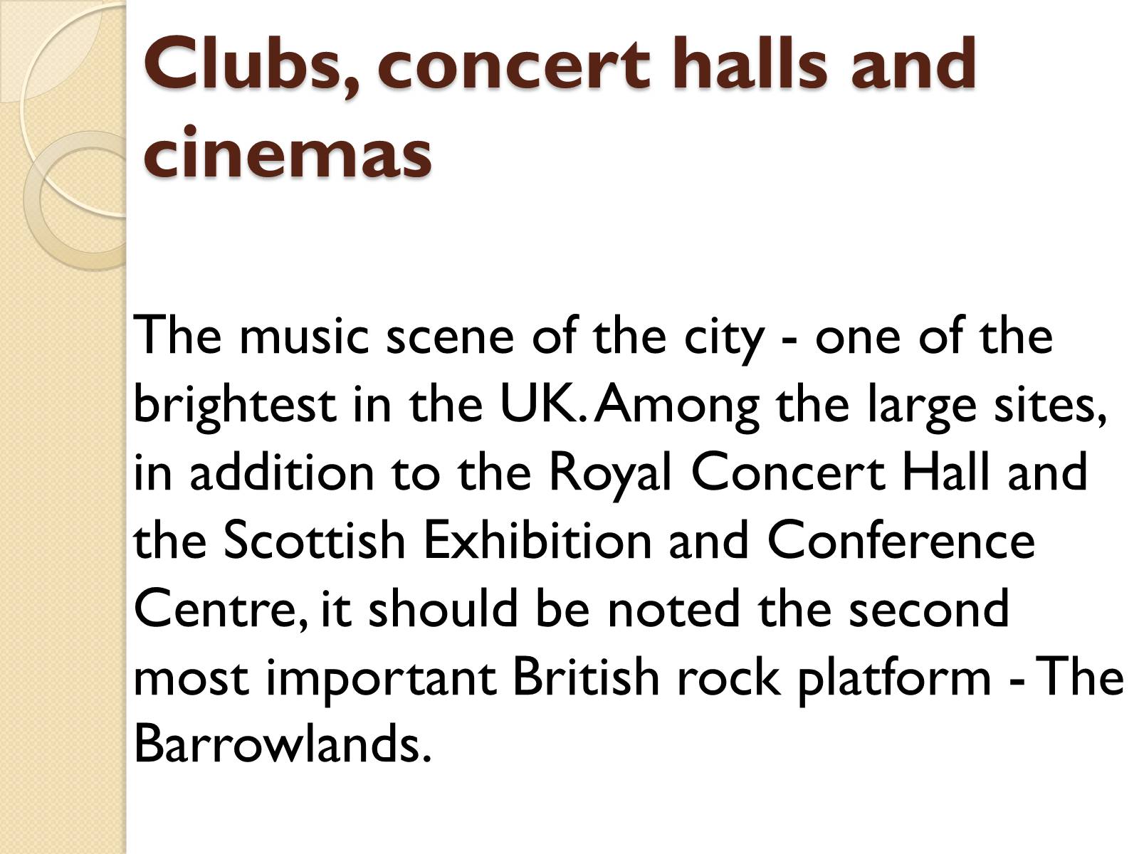 Презентація на тему «Glasgow» (варіант 1) - Слайд #18 Презентація на тему «Glasgow» (варіант 1) - Слайд #18