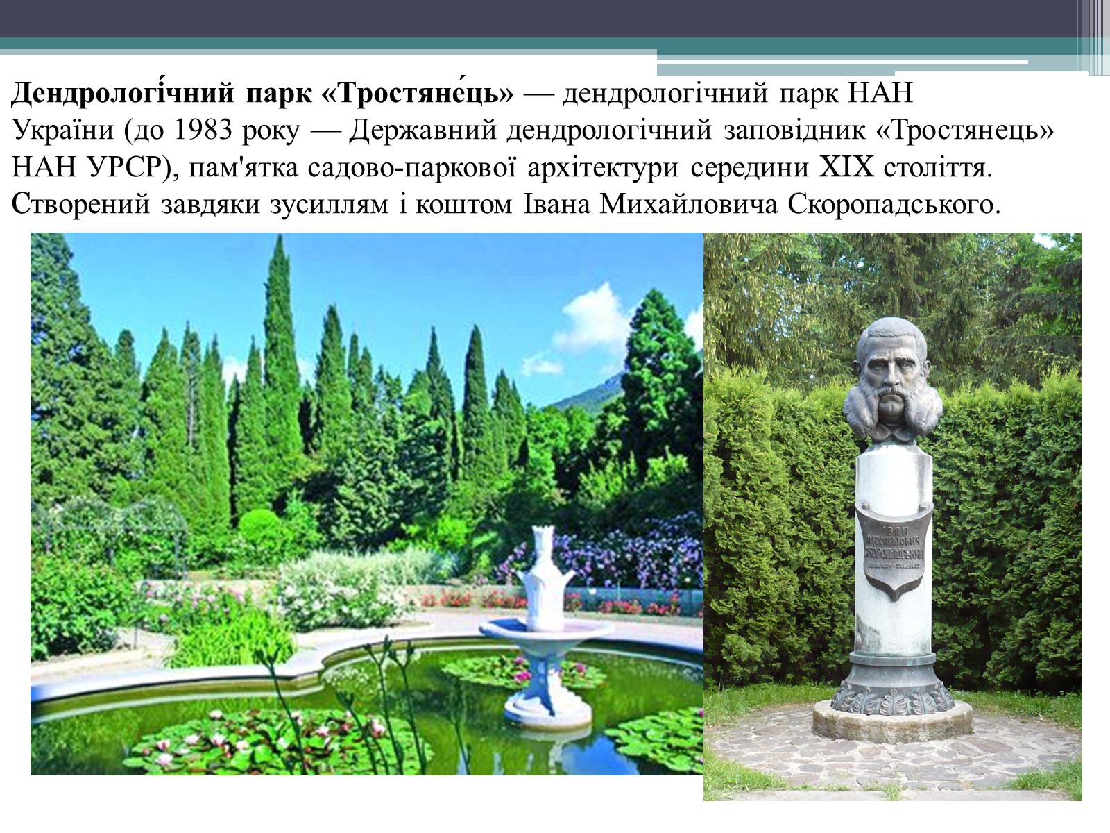 Презентація на тему «Тростянець» - Слайд #2 Презентація на тему «Тростянець» - Слайд #2