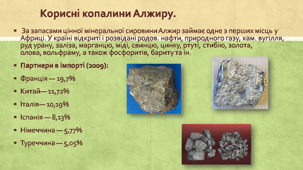 Презентація на тему «Алжирська Народна Демократична Республіка» - Слайд #9 Презентація на тему «Алжирська Народна Демократична Республіка» - Слайд #9