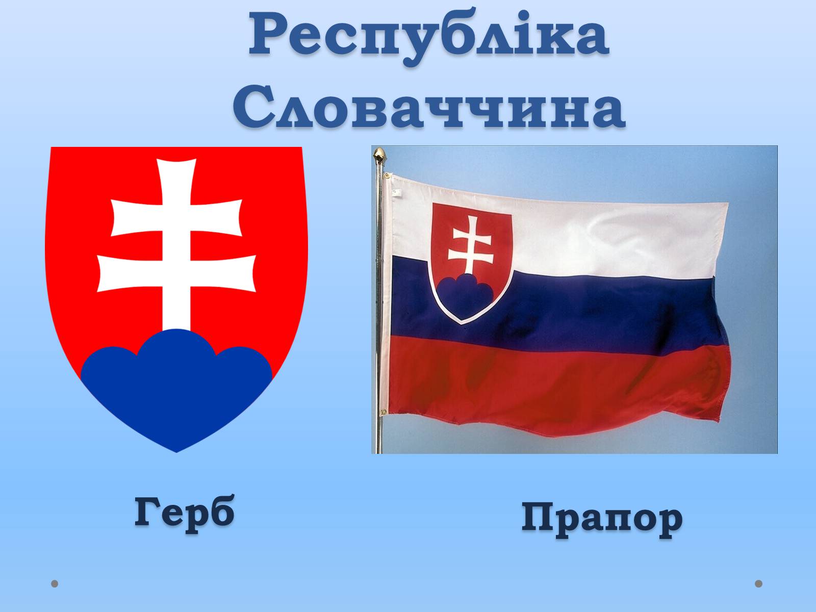 Презентація на тему «Республіка Словаччина» (варіант 1) - Слайд #1 Презентація на тему «Республіка Словаччина» (варіант 1) - Слайд #1
