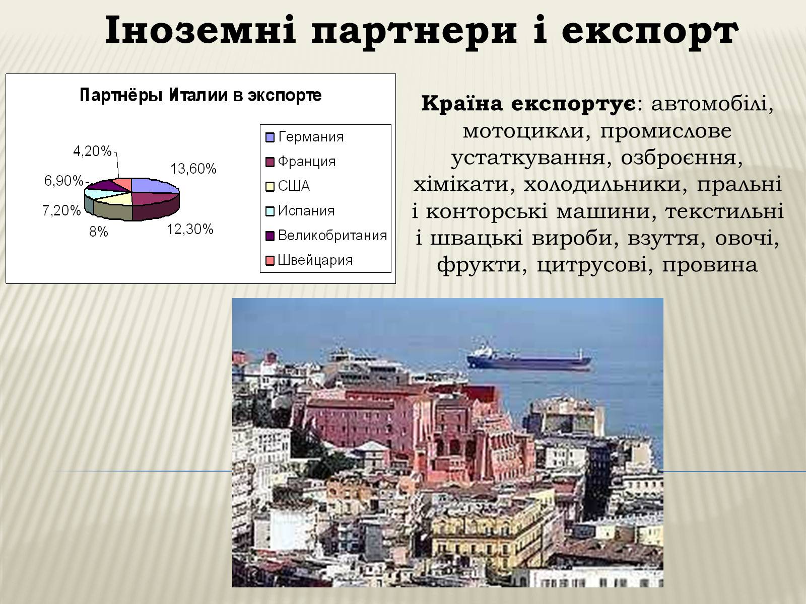 Презентація на тему «Республіка Італія» (варіант 4) - Слайд #24 Презентація на тему «Республіка Італія» (варіант 4) - Слайд #24