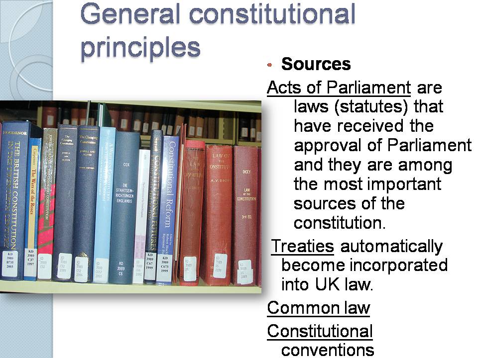 Презентація на тему «The constitution of the UK» - Слайд #3 Презентація на тему «The constitution of the UK» - Слайд #3
