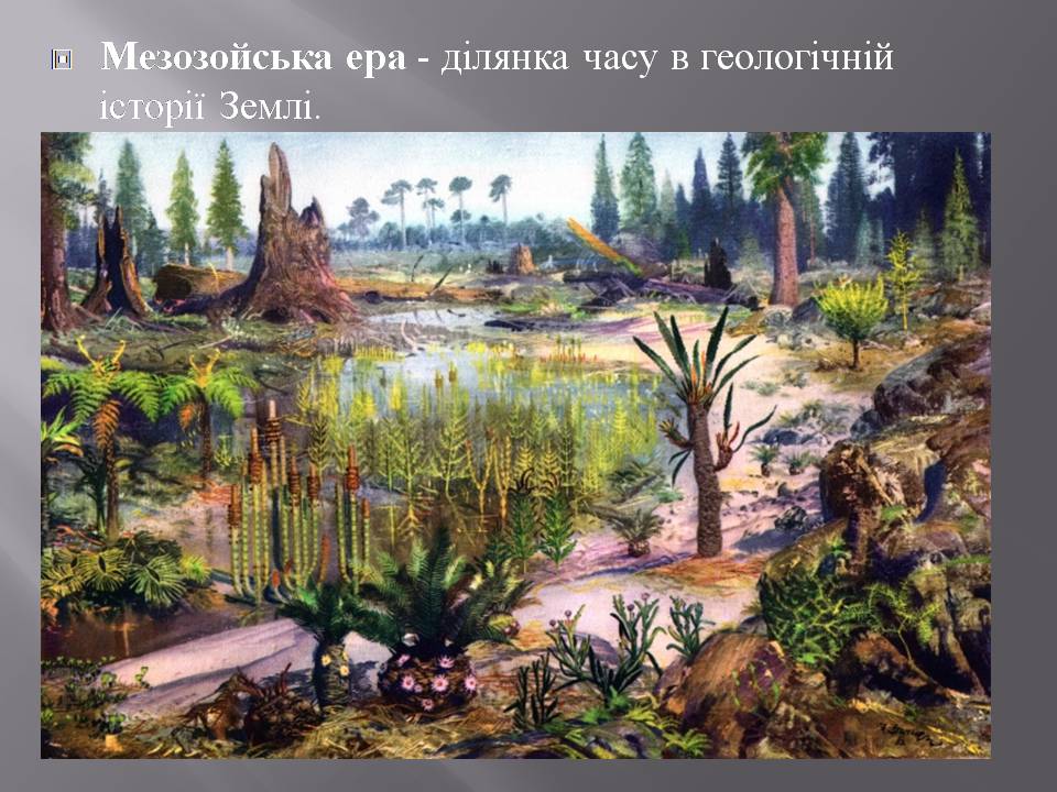 Презентація на тему «Розвиток органічного світу в мезозойську еру» (варіант 2) - Слайд #2 Презентація на тему «Розвиток органічного світу в мезозойську еру» (варіант 2) - Слайд #2