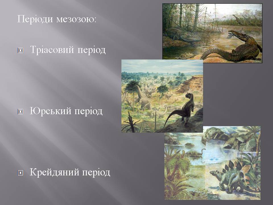 Презентація на тему «Розвиток органічного світу в мезозойську еру» (варіант 2) - Слайд #4 Презентація на тему «Розвиток органічного світу в мезозойську еру» (варіант 2) - Слайд #4