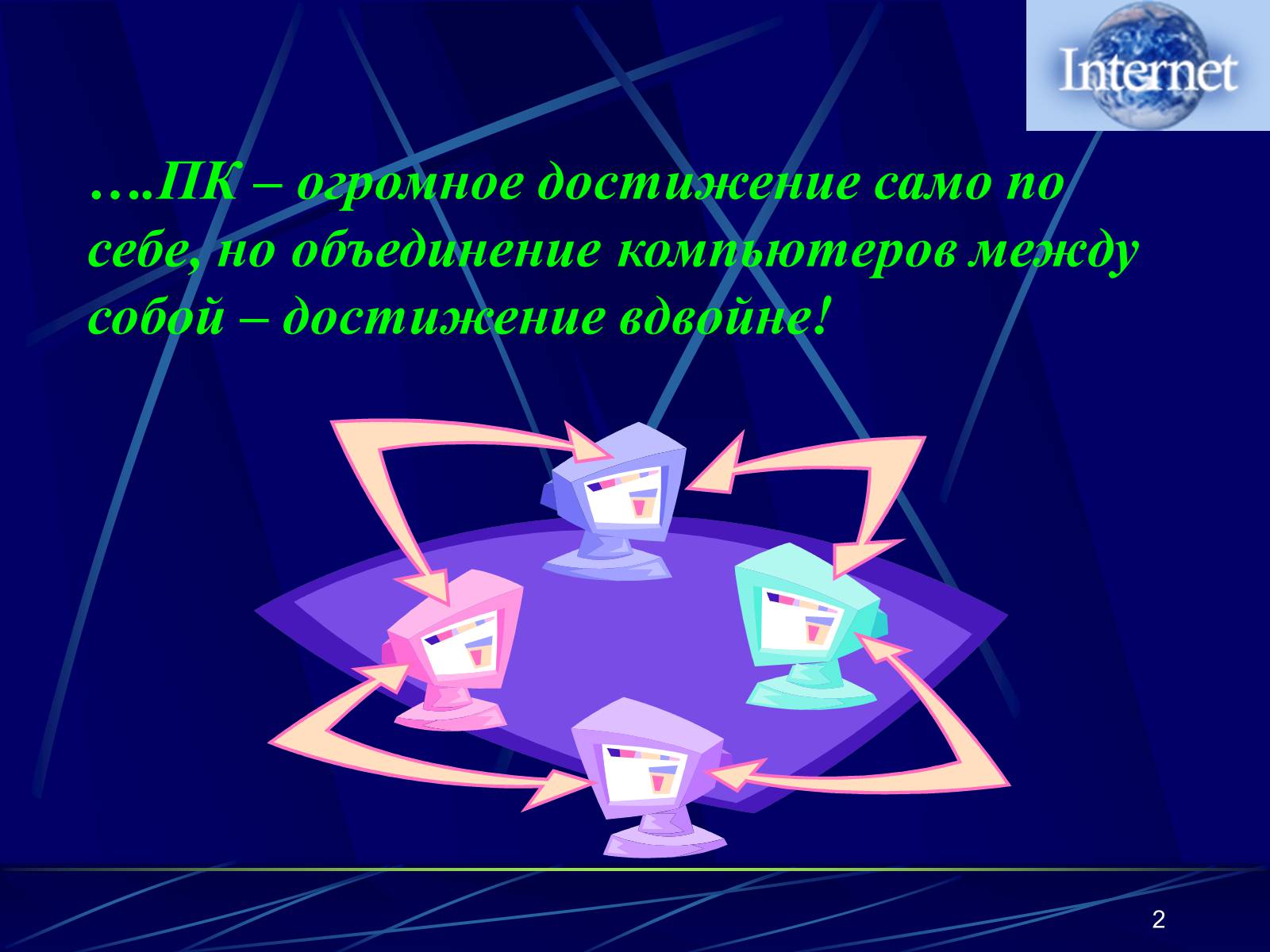 Презентація на тему «Інтернет» (варіант 1) - Слайд #2 Презентація на тему «Інтернет» (варіант 1) - Слайд #2