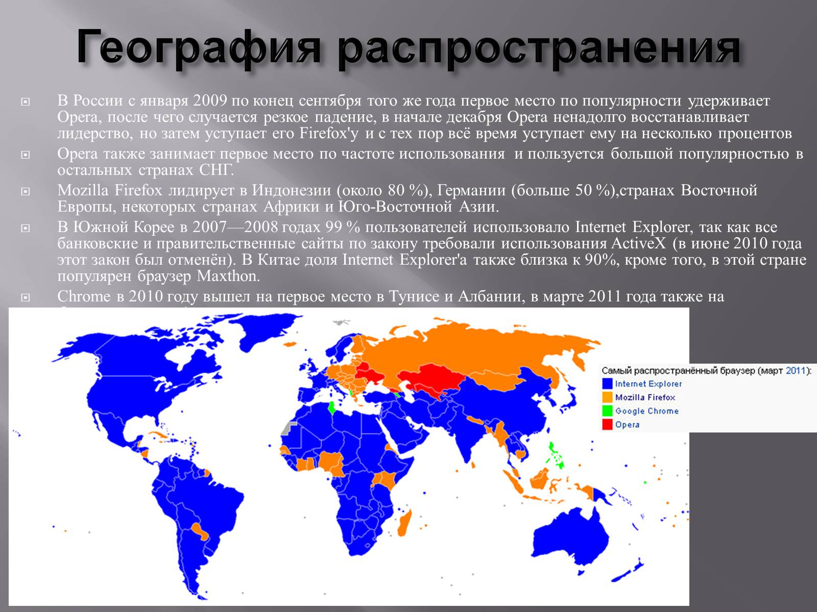 Презентація на тему «Браузеры» - Слайд #7 Презентація на тему «Браузеры» - Слайд #7