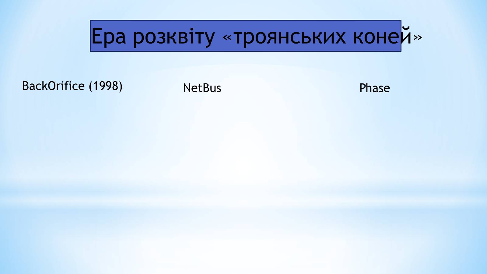 Презентація на тему «Історія комп’ютерних вірусів» - Слайд #6 Презентація на тему «Історія комп’ютерних вірусів» - Слайд #6