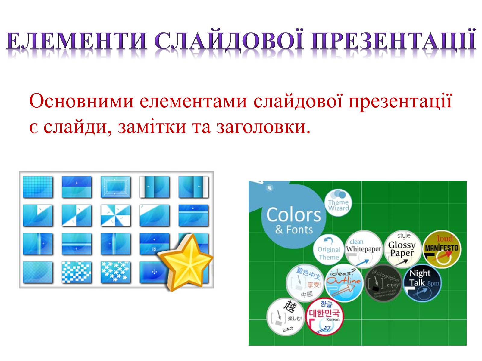 Презентація на тему «Комп’ютерні презентації та їх об’єкти» - Слайд #22 Презентація на тему «Комп’ютерні презентації та їх об’єкти» - Слайд #22