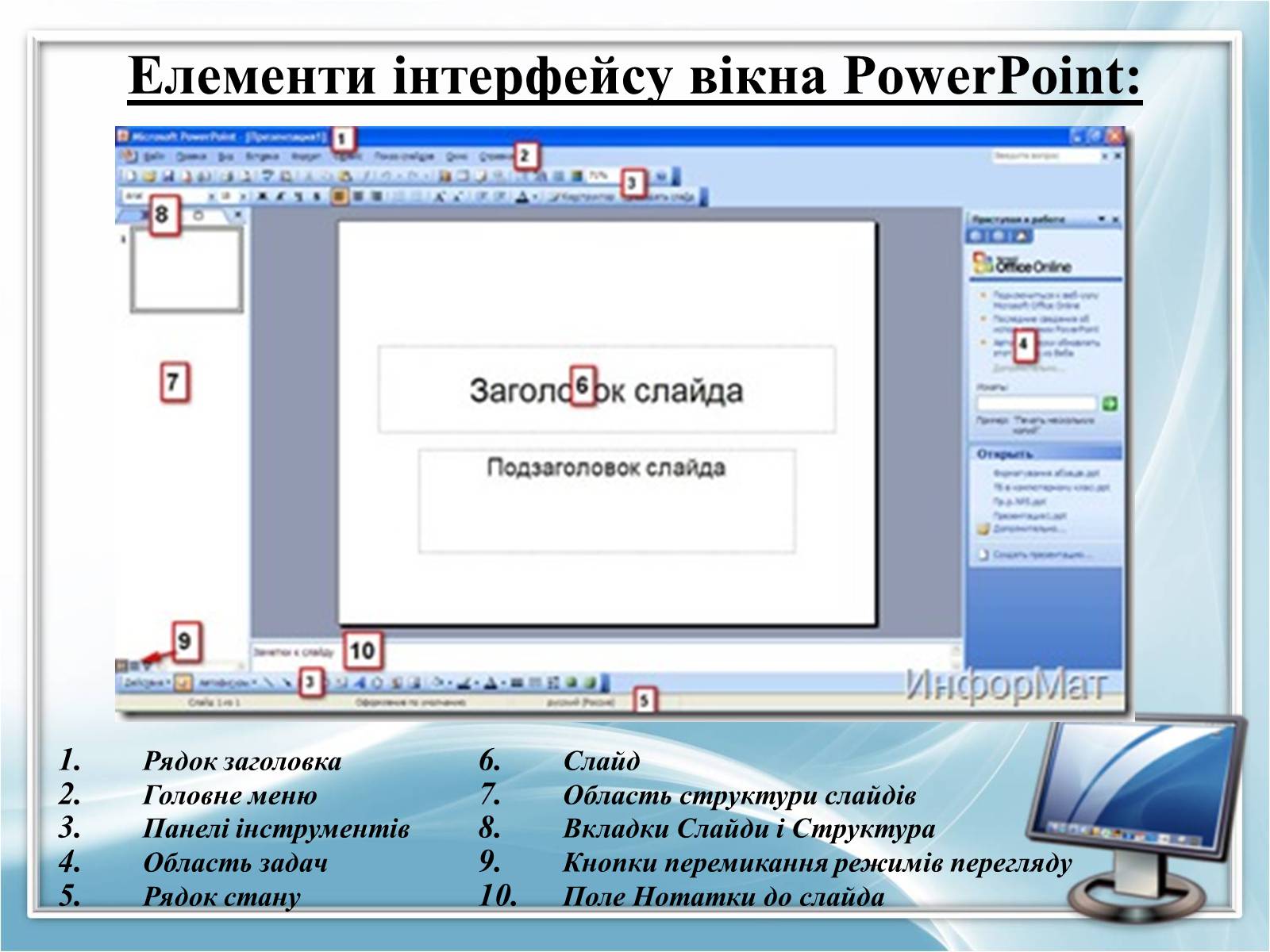 Презентація на тему «Режими роботи в Power Point» - Слайд #5 Презентація на тему «Режими роботи в Power Point» - Слайд #5
