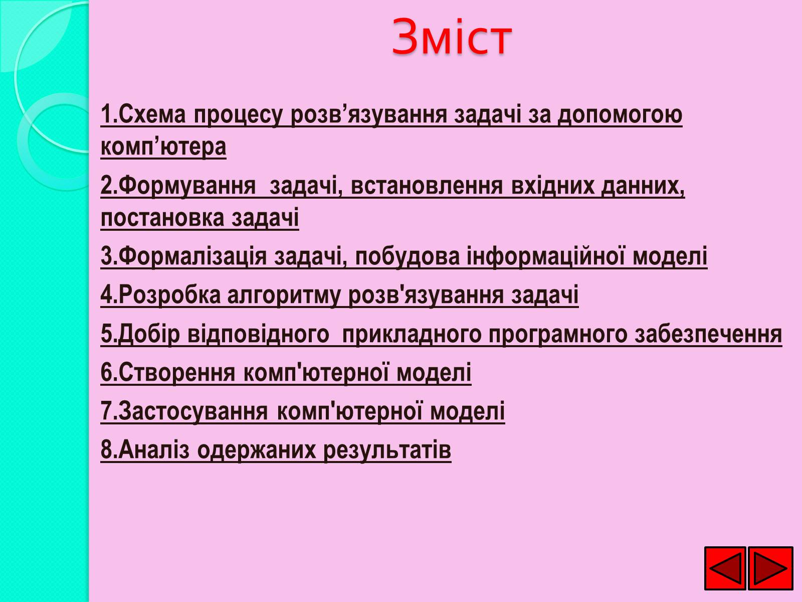 Презентація на тему «Ознайомлюємось із етапами розв’язування задач із використанням комп’ютера» - Слайд #2 Презентація на тему «Ознайомлюємось із етапами розв’язування задач із використанням комп’ютера» - Слайд #2
