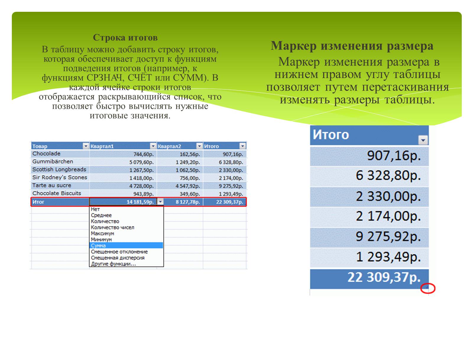 Презентація на тему «Общие сведения о Microsoft Excel» - Слайд #29 Презентація на тему «Общие сведения о Microsoft Excel» - Слайд #29