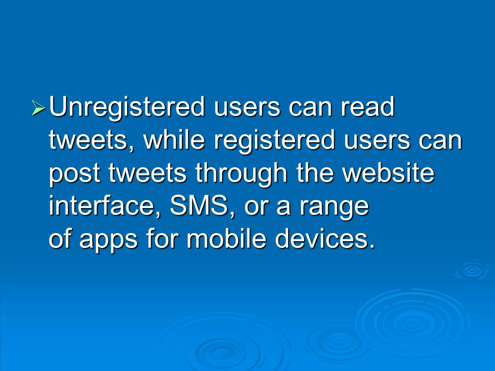 Презентація на тему «Twitter» - Слайд #8 Презентація на тему «Twitter» - Слайд #8