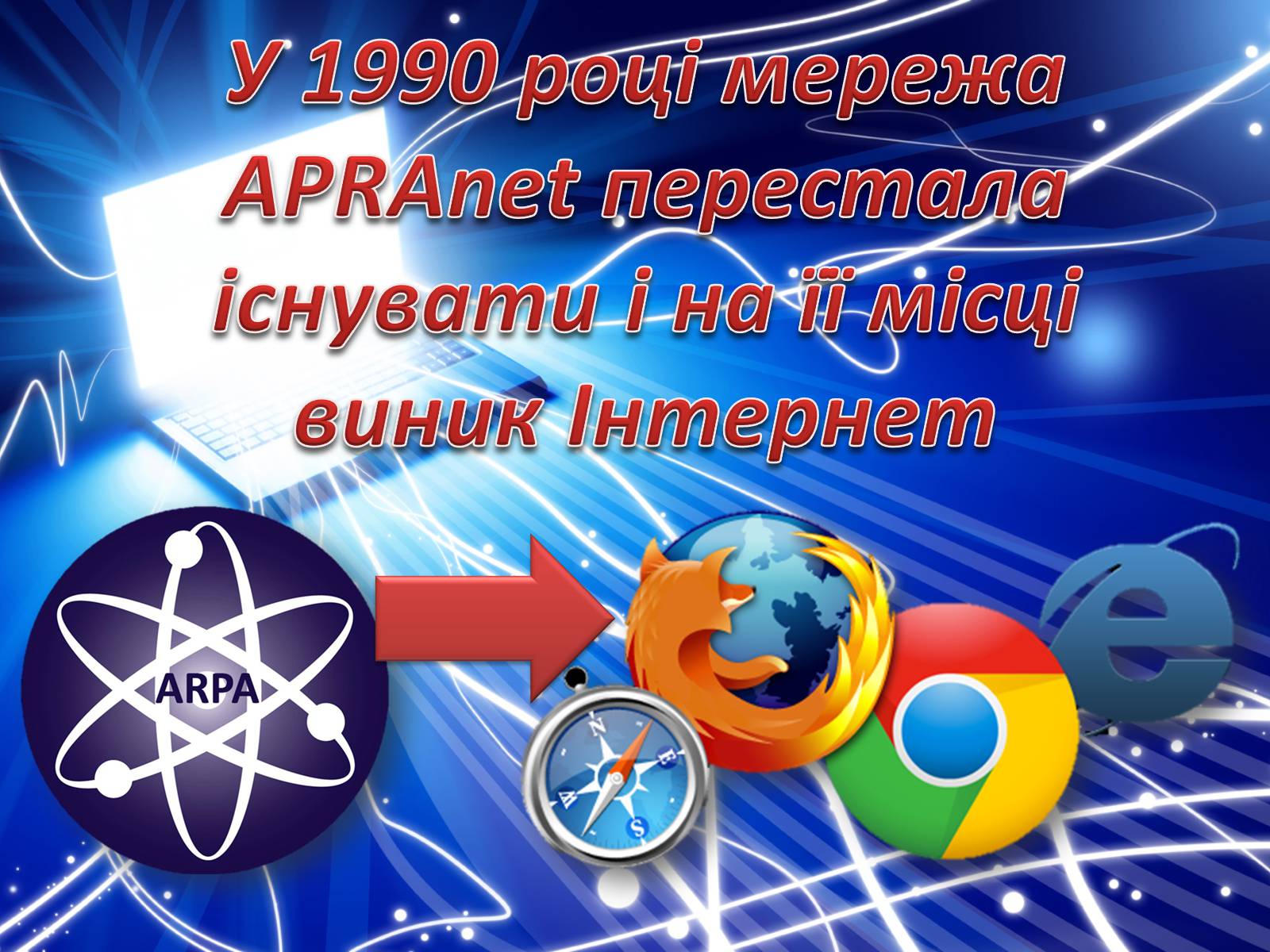 Презентація на тему «Історія створення Internet» - Слайд #18 Презентація на тему «Історія створення Internet» - Слайд #18