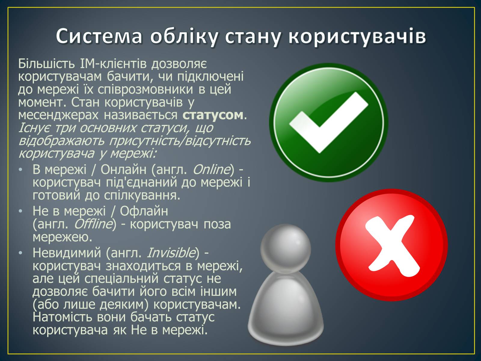 Презентація на тему «Миттєві повідомлення» - Слайд #7 Презентація на тему «Миттєві повідомлення» - Слайд #7