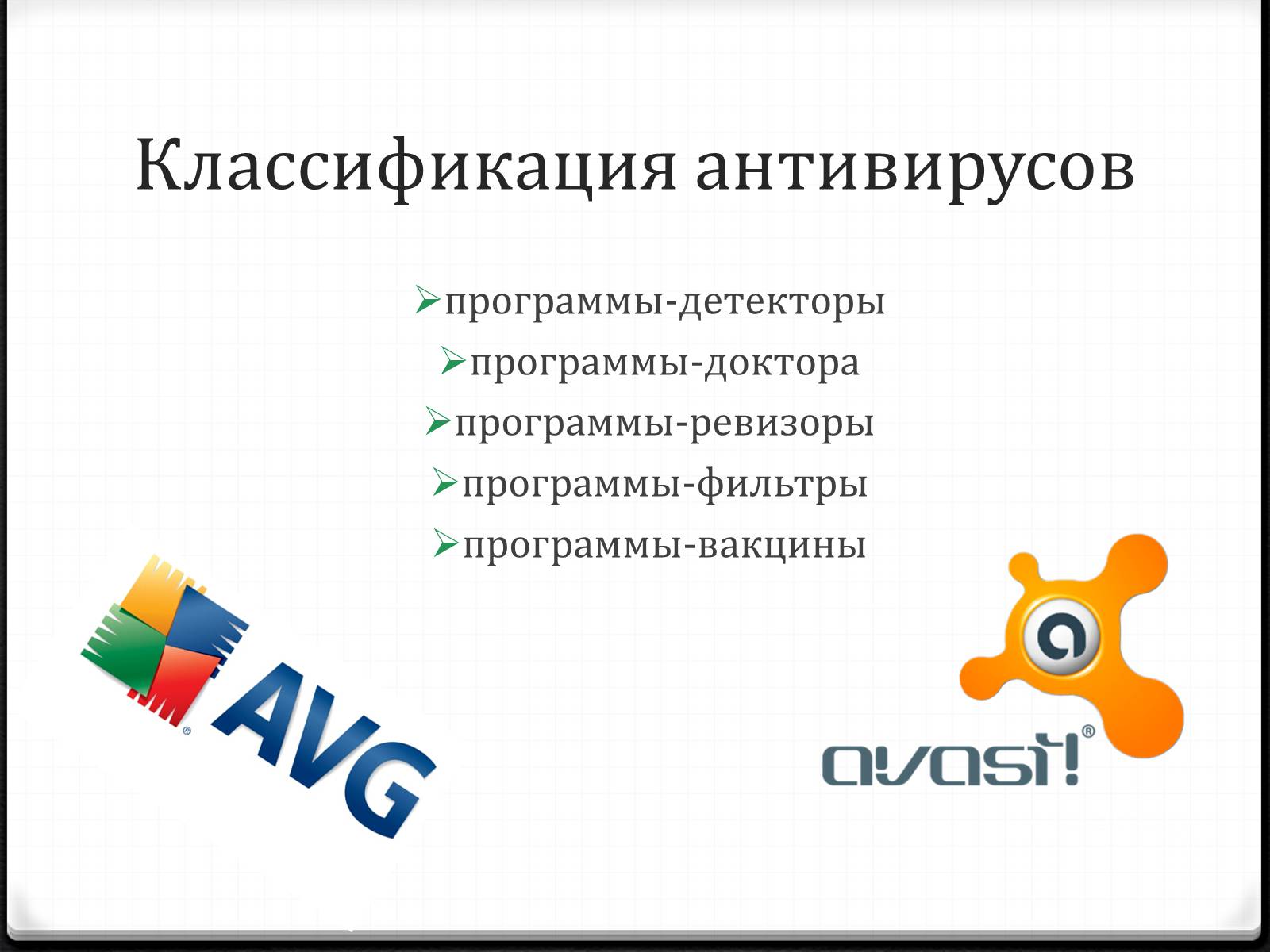 Презентація на тему «Антивирусы» (варіант 2) - Слайд #6 Презентація на тему «Антивирусы» (варіант 2) - Слайд #6